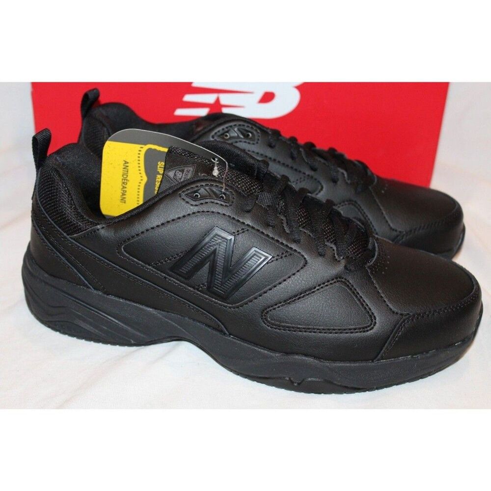 New Balance 626V2 Women Black Leather Slip Resistant Industrial WID626K2 13